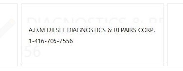 A.D.M DIESEL DIAGNOTICS & REPAIRS CORP.